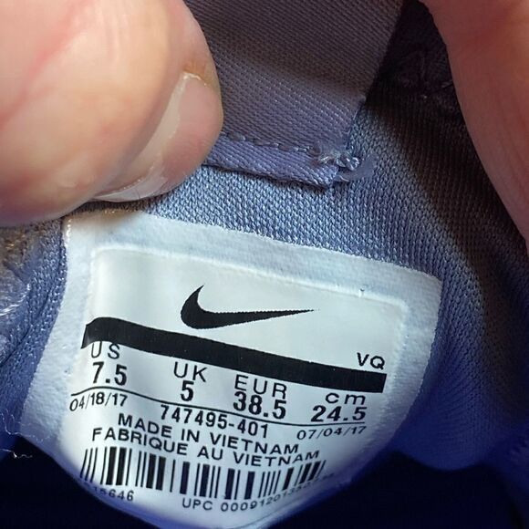 Nike Women's Kaishi NS Athletic Shoes 747495-401 Dark Sky Blue Size 7.5 - Picture 8 of 8